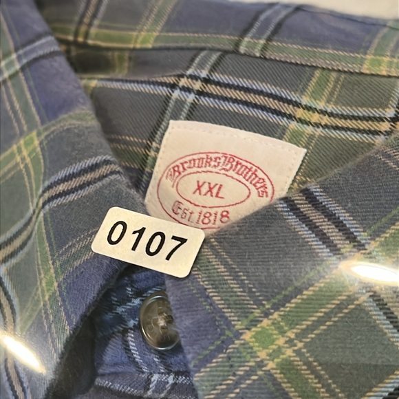 Brooks Brothers XXL Plaid The original Polo Shirt - Picture 8 of 8